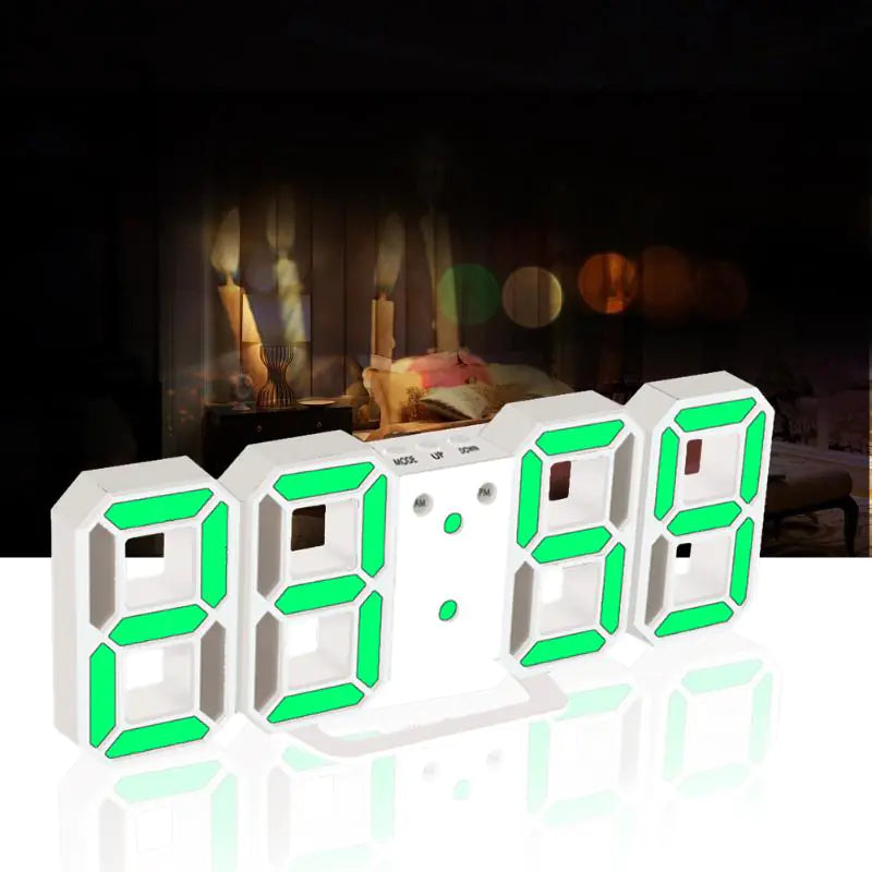 Digital LED desktop clock