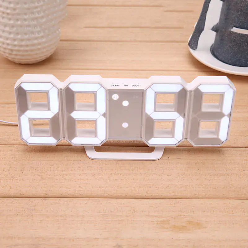 Digital LED desktop clock